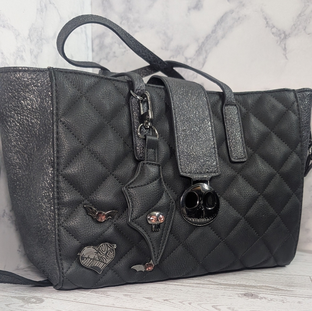 The Nightmare Before Christmas Quilted Icon Satchel Bag